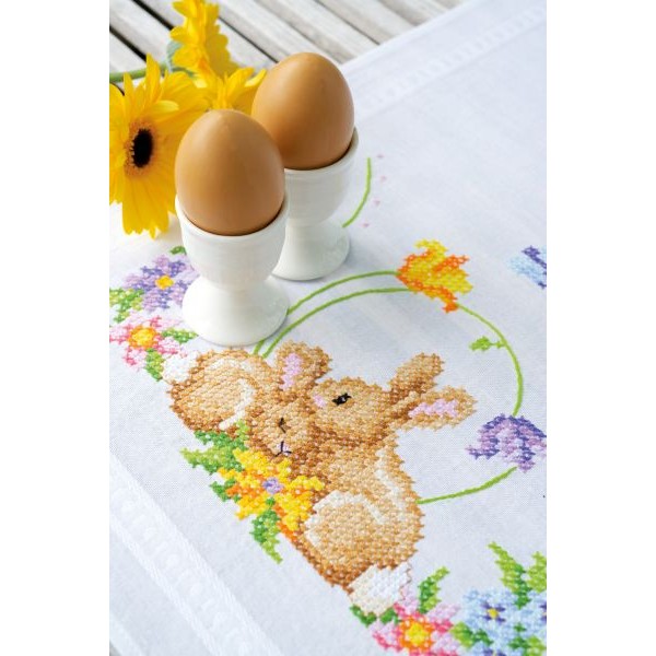 Chemin de table Petits Lapins