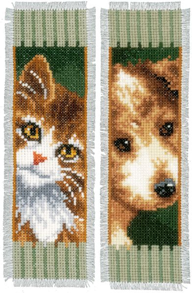 Marque-page Chat et Chien (2 p.)