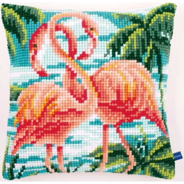 Coussin Flamants Roses