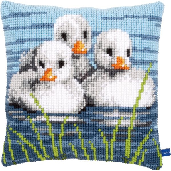 Coussin Canards dans l'eau