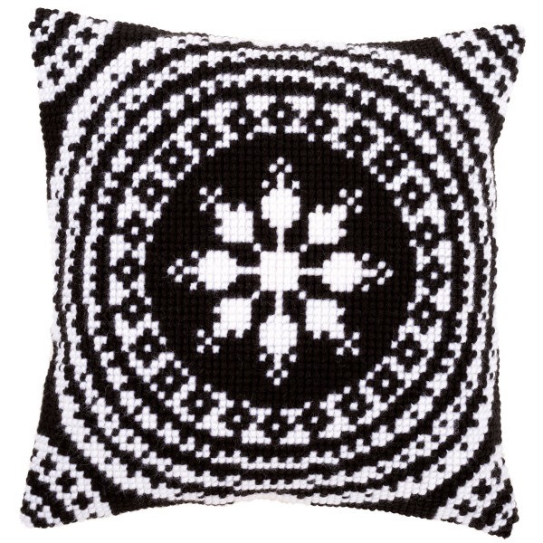 Kussen zwart-wit