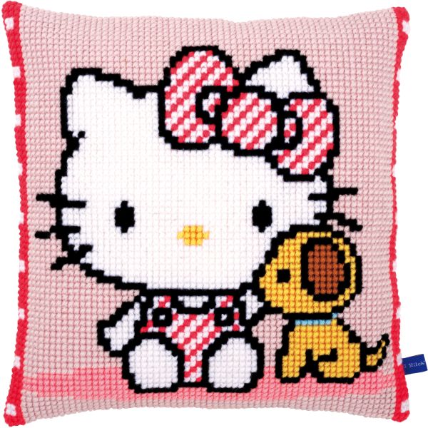 Kussen Hello Kitty met Hondje