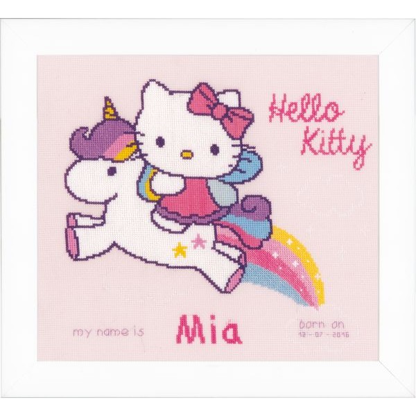 Kit de broderie Hello Kitty et lcorne