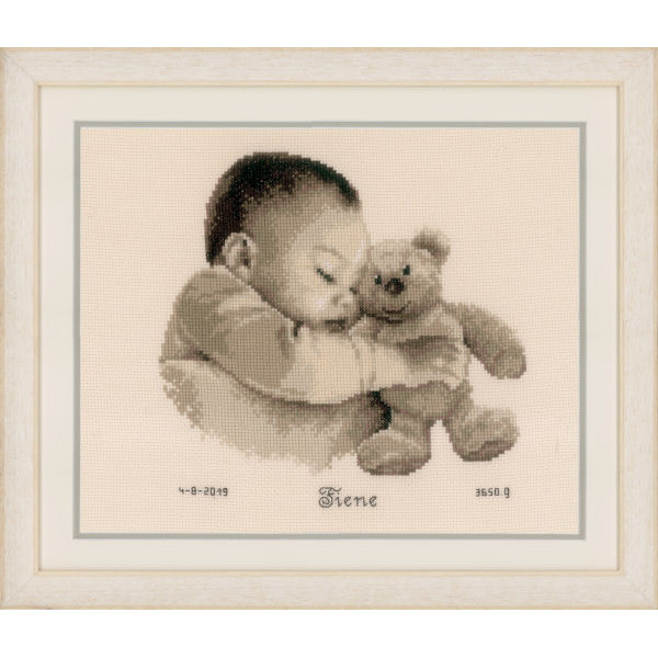 Kit de broderie Bébé avec Ours