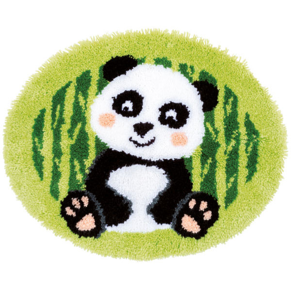 Knooptapijt Pandabeertje