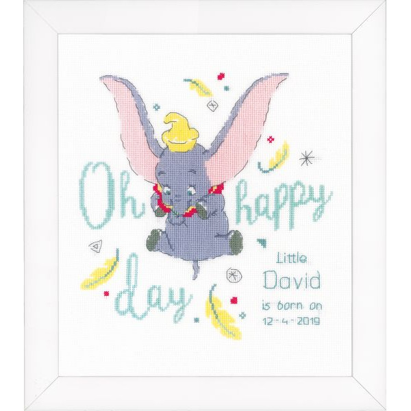 Kit de broderie Disney Dumbo oh happy day