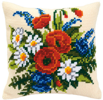 Coussin Champ de Fleurs & Oreiller Champ de Fleurs: Coussin d