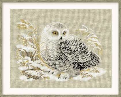 Kit de broderie Chouette Blanche