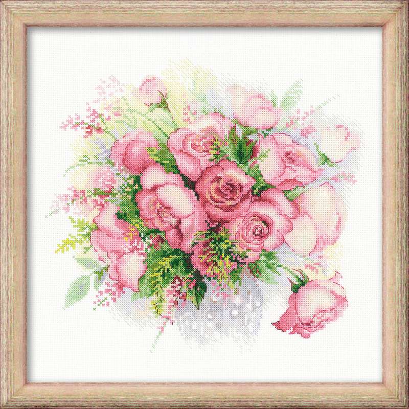 Kit de broderie Bouquet des Roses