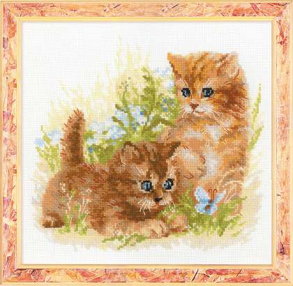 Kit de broderie Jeu des Chatons