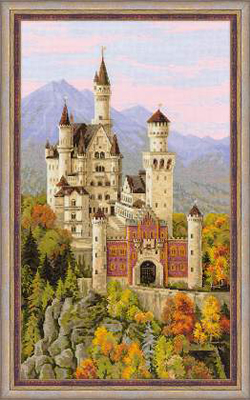 Borduurpakket Neuschwanstein kasteel