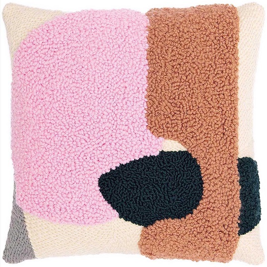 Punch Needle Kussen Rico Design Candy Pink 80500.52.78