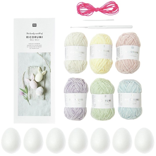 Haakset Pastel Paaseieren