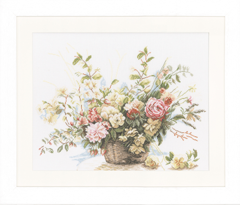 Kit de Broderie Bouquet Rose