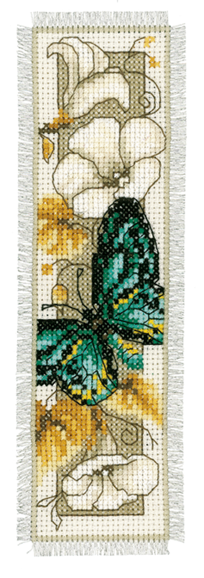 Marque-page Papillon Vert