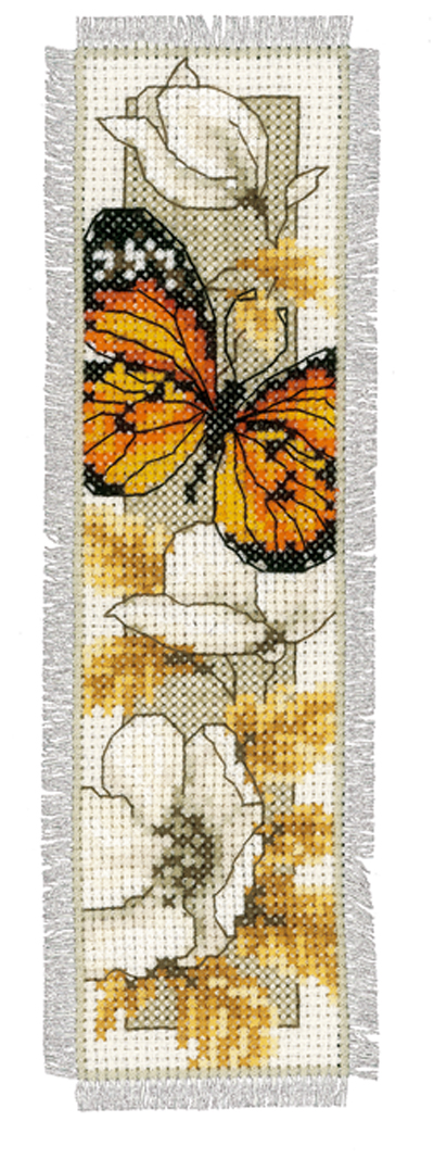 Marque-page Papillon Orange