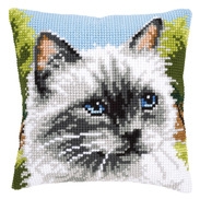 Coussin Chat Siamois