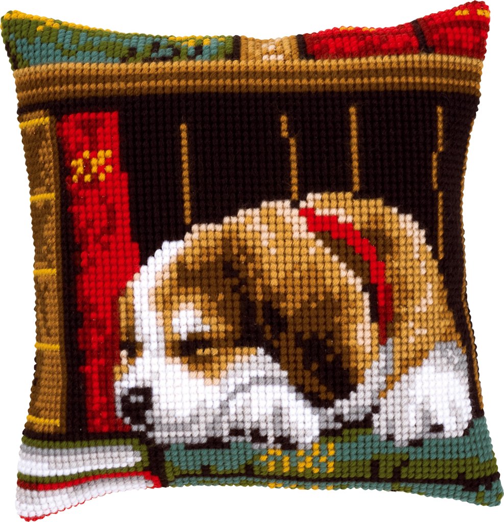 Coussin Chien Dormant