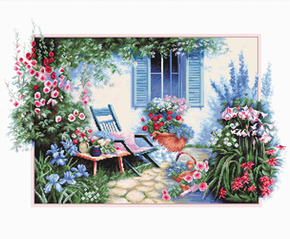 Kit de broderie Jardin de fleurs