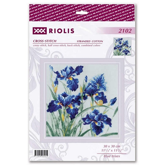Borduurpakkket Blue Irises