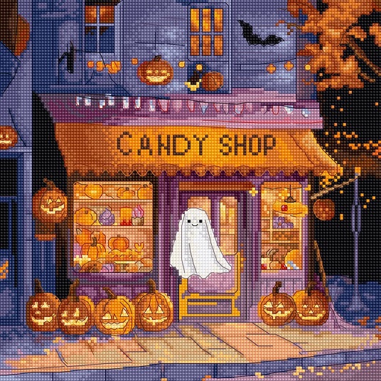 Borduurpakket Letistitch Pumpkin Lane L9950