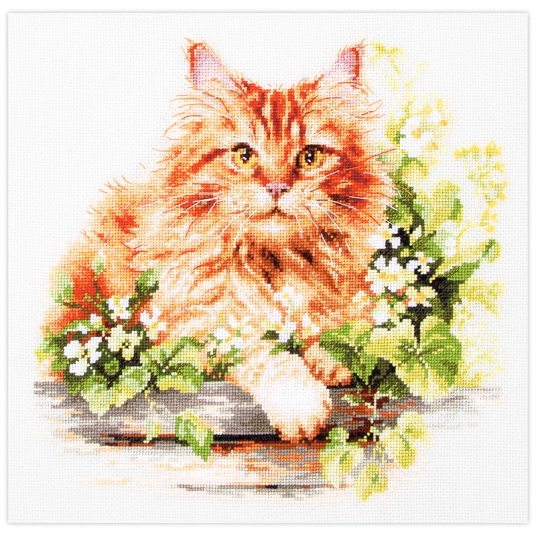 Borduurpakket Magic Needle The Ginger Cat 070-022