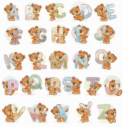 Borduurpakket Luca-S Alphabet B1201