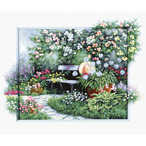 Kit de broderie Jardin fleuri