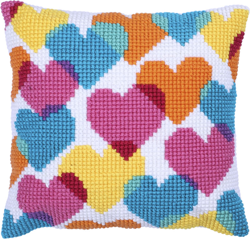Coussin Heart Collage