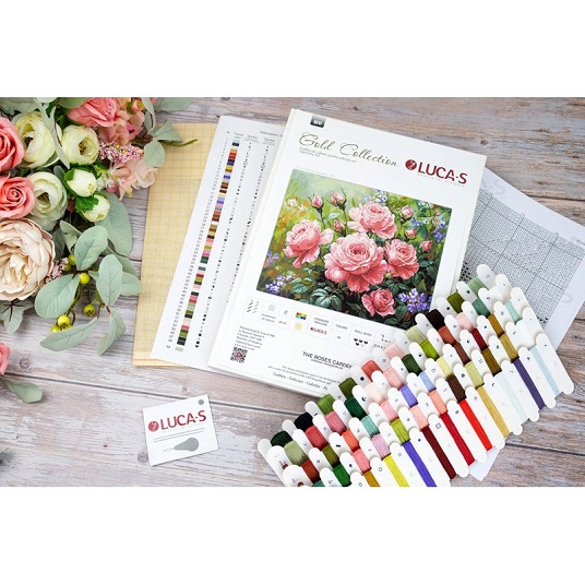 Borduurpakkket Petit Point The Roses Garden