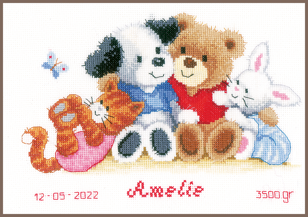 Kit de broderie Beaux Animaux