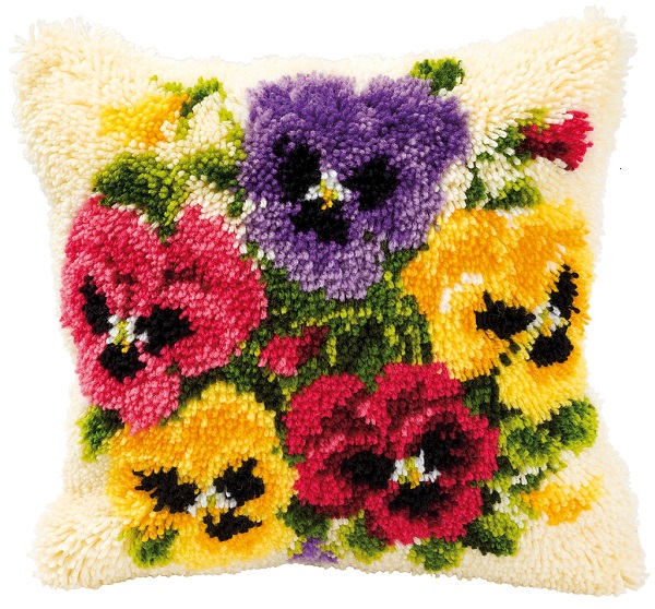 Coussin Fleurs Colorées