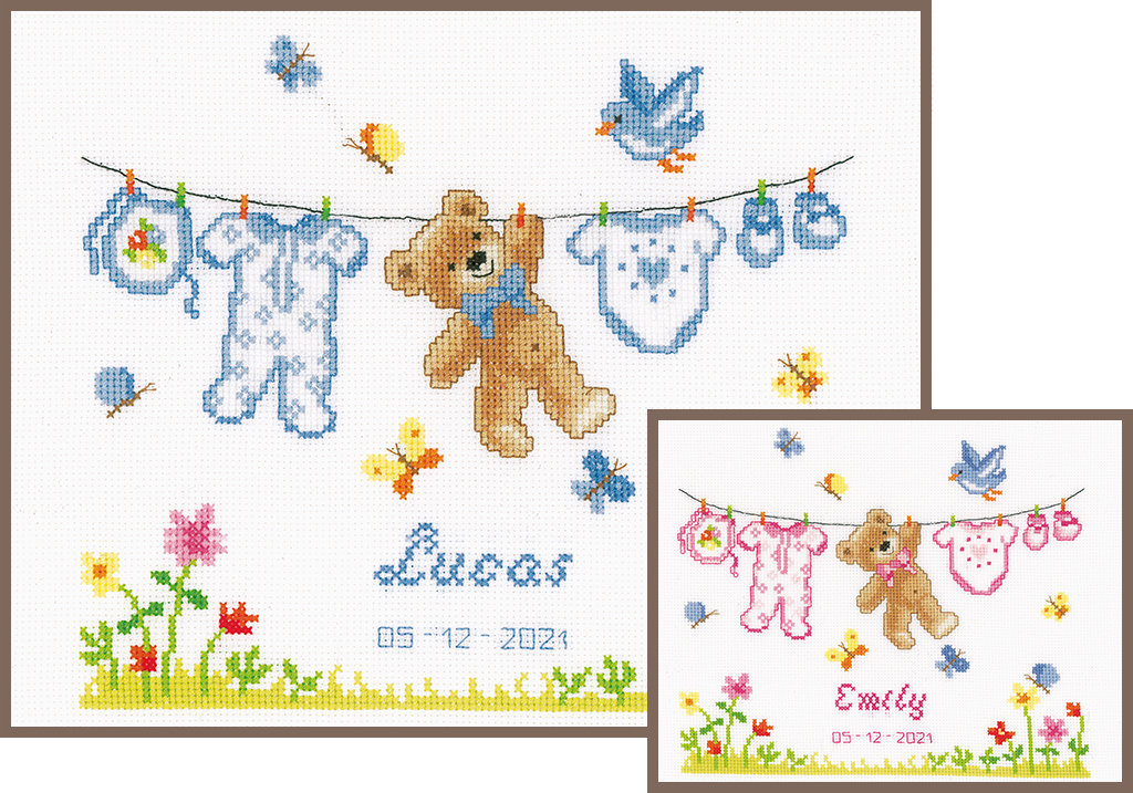 Kit de broderie Ours de Naissance