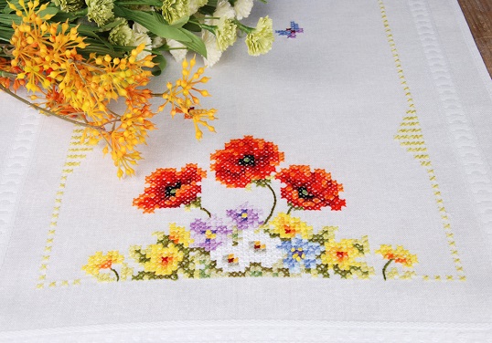 Tafelloper Wilde Voorjaarsbloemen PN-0145163