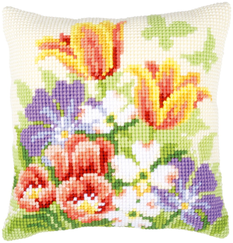 Coussin Fleurs de Printemps (mod