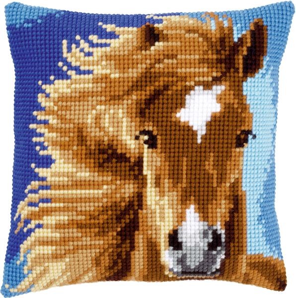 Coussin Cheval Brun II