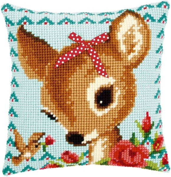 Coussin Bambi avec noeux