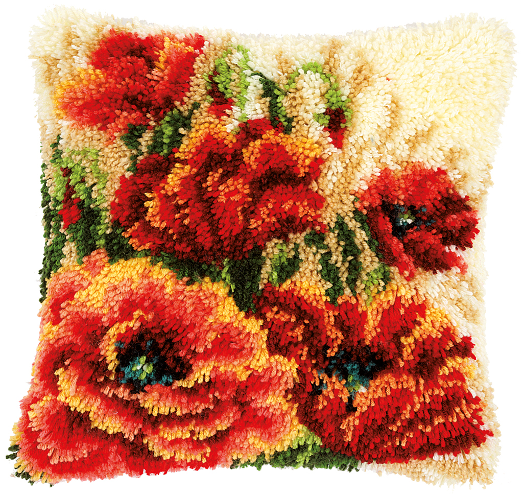 Coussin Cocquelicots