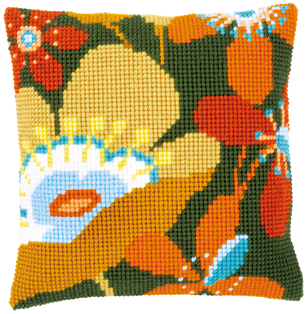 Coussin Fleurs r