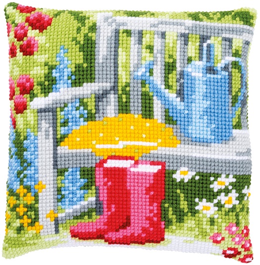 Kruissteekkussen Vervaco Mijn Tuin PN-0162218