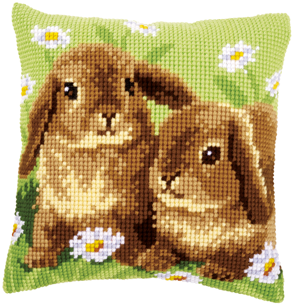 Coussin 2 Lapins 