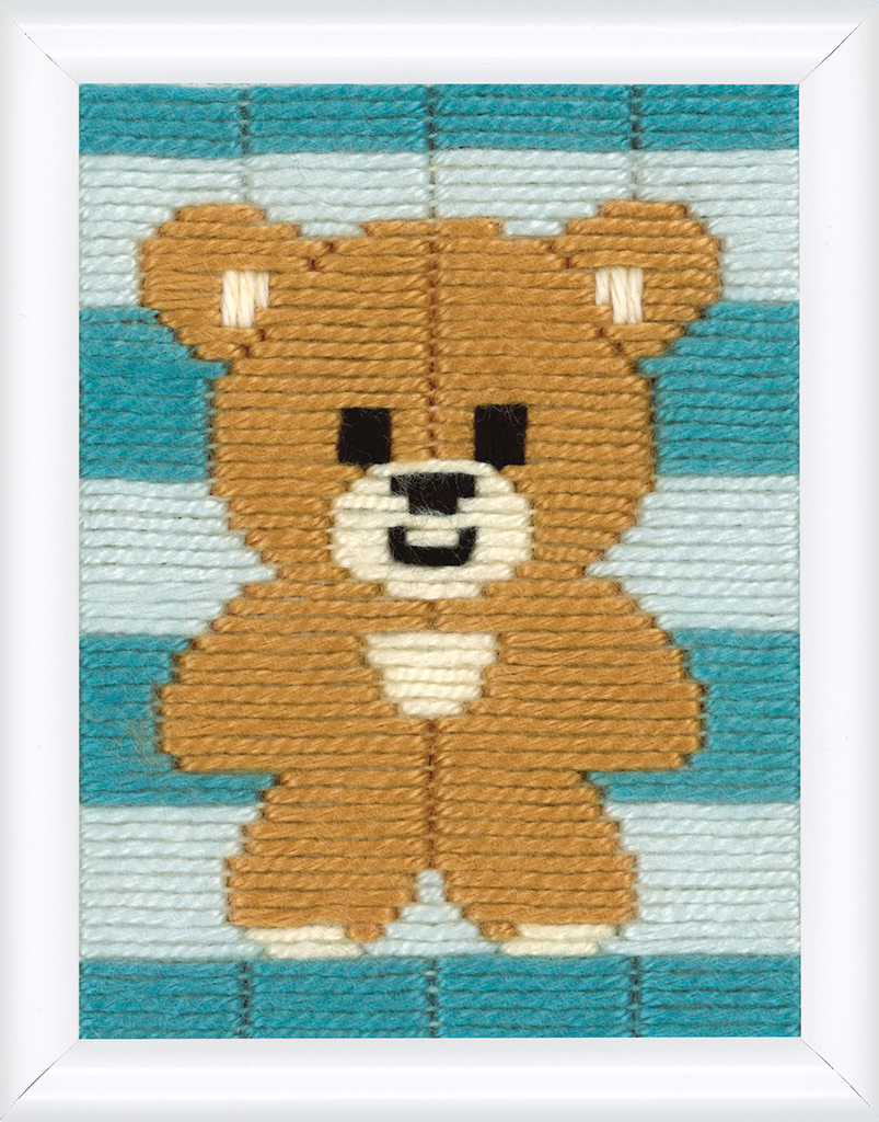 Kit de Broderie point lancé Petit Ours