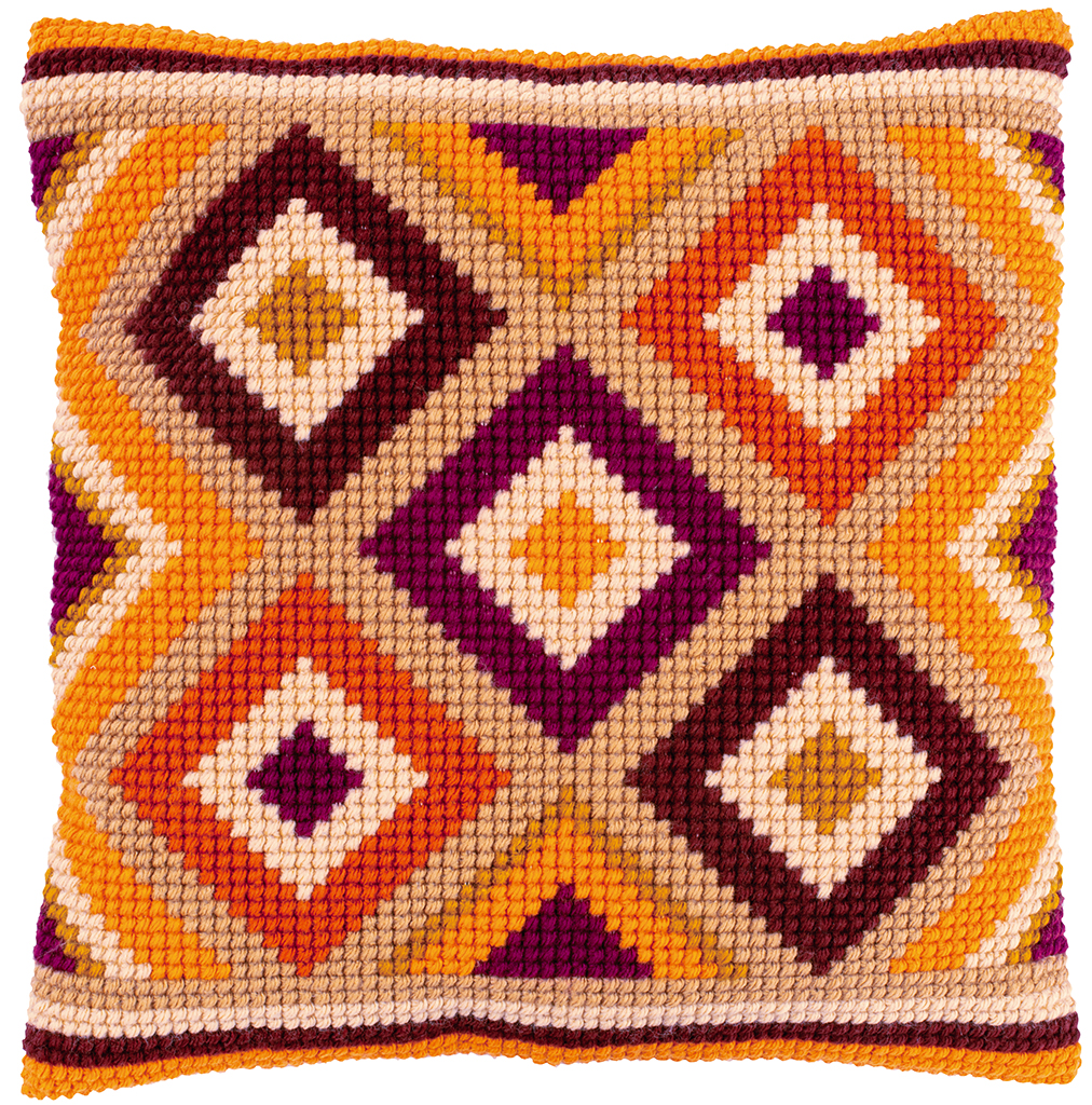 Coussin Motifs Kelim