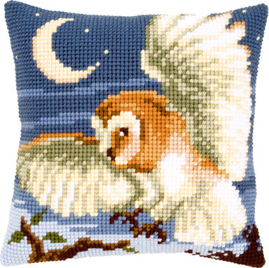 Coussin Hibou sur chasse