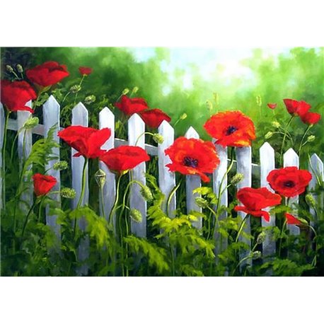 Diamond Painting Coquelicots