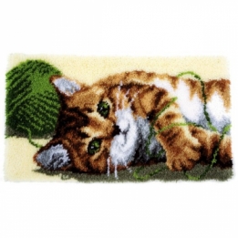 Tapis Chat Jouant