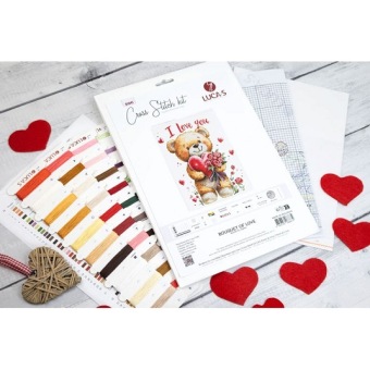 Borduurpakket Bouquet of Love