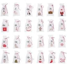 Borduurpakkket Rico Design Advent Calendar 100077