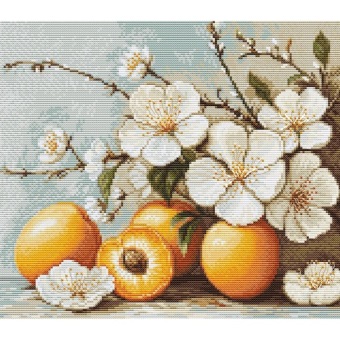 Borduurpakkket Luca-S 'Apricot Blossom' B7062