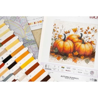 Borduurpakket Autumn Pumpkin